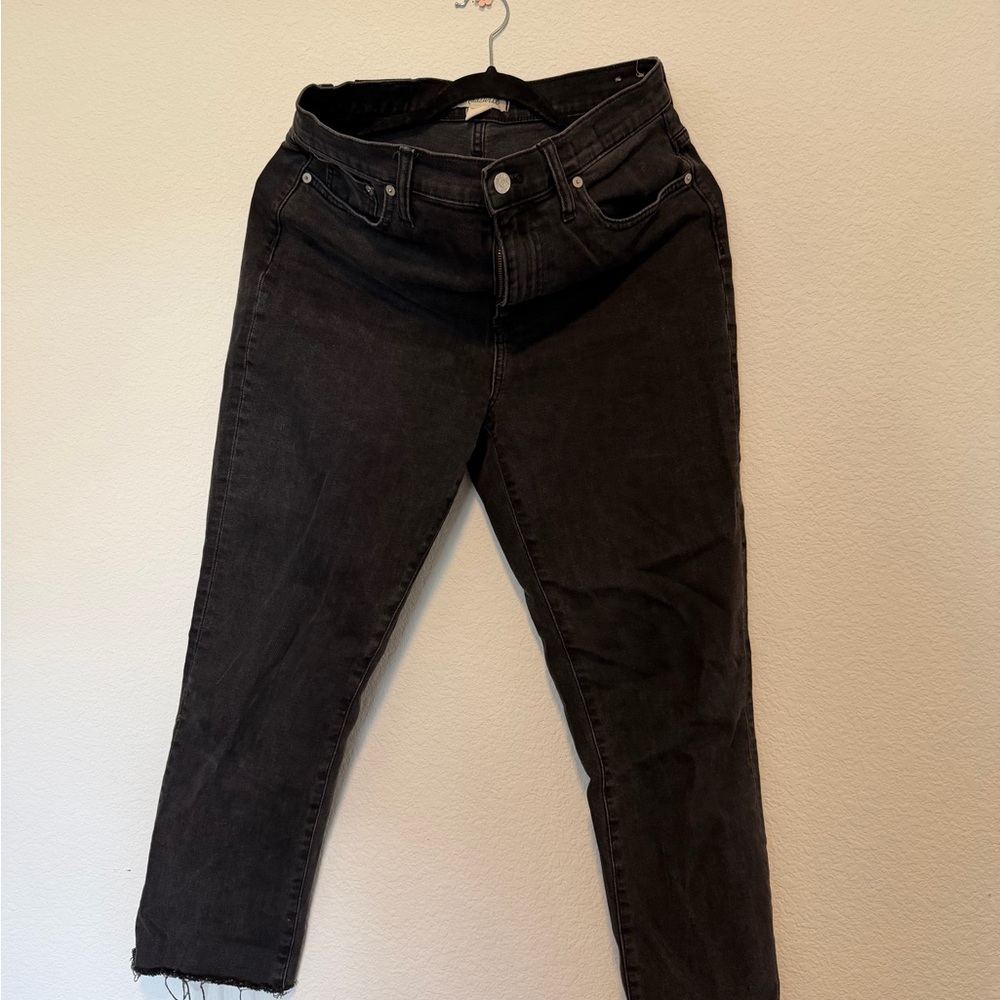 Madewell Black Ankle Jeans